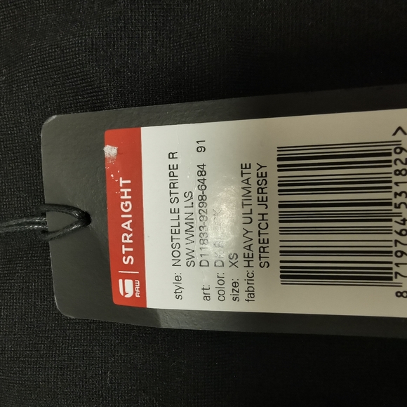 NWT, G-Star Nostrell jersey knit sweater, xs - Picture 2 of 4